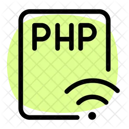 PHP 파일 네트워크  아이콘