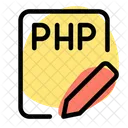 Php File Pencil  Icon