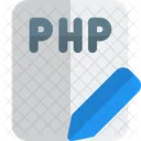 Php File Pencil  Icon