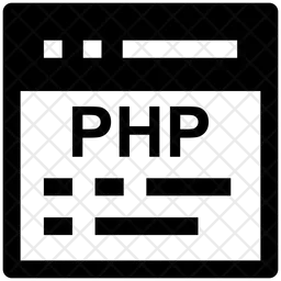 Programação PHP  Ícone