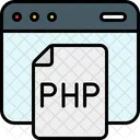 Programacao Php Arquivo Php Php Ícone