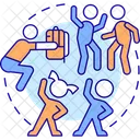 Physical Activity Support Physical Icon