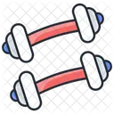 Physical activity dumbbell  Icon
