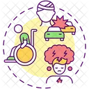 Physical and emotional trauma  Icon