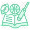 Physical Education Duotone Line Icon Icon