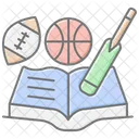 Physical Education Lineal Color Icon Icon