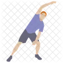 Physical Exercise Stretch Muscle Workout Icon