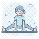 Yoga Meditation Physical Exercise Icon