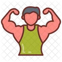 Physical Health Bodybuilding Exercise Icon