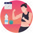 Physical Health Human Health Healthy Activities Icon