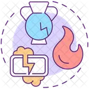 Risk Physical Health Icon