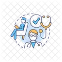 Physician Patient Disease Icon
