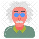 Physicist Man Scientist Icon