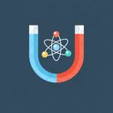 Physics Magnet Atoms Icon