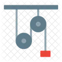 Physics Pulley Lifting Icon