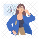 Science Student Physics Student Science Education Icon