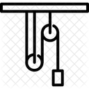 Experiment Physik Riemenscheibe Symbol