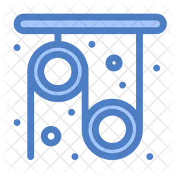 Physik Riemenscheibe  Symbol