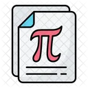 Pi Math Maths Document Icon