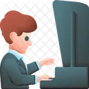 Pianist Musik Klavier Icon