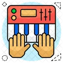 Piano Teclado De Piano Instrumentos Musicais Ícone