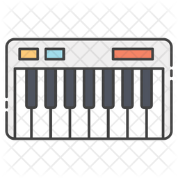 Piano Icon Of Colored Outline Style Available In Svg Png Eps Ai Icon Fonts