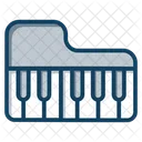 Piano Electrical Instrument Keyboard Synthesizer Icon