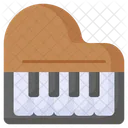 Piano Musical Instrumento Icono
