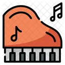 Piano Music Instruments Hobbies Icon