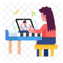 Piano Class Piano Lesson Piano Instruction Icon