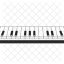 Clavier de piano  Icône