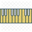 Piano De Cauda Clavicordio Cravo Ícone