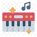 Piano Keyboard Musical Instrument Icon