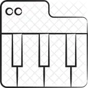 Music Instrument Keyboard Icon