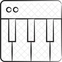 Music Instrument Keyboard Icon