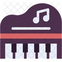 Piano Music Multimedia Icon