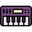 Piano Music Synthesizer Icon