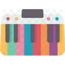 Piano Mat Musical Icône