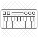 Piano Thinline Icon Icon