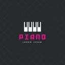 Piano Tag Piano Label Piano Logo Icon