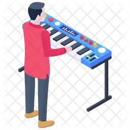 Piano Playing  Icon