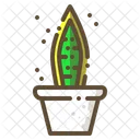 Serpente Pianta Cactus Icon