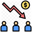 Pib Bajo Consumidor Icono