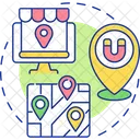 Small Business Launch Location Icon