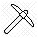 Mine Axe Pickaxe Labor Icône