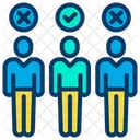 Election Election Candidate Approved Candidate And Rejectede Candidate Icon
