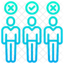 Election Election Candidate Approved Candidate And Rejectede Candidate Icon