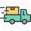 Pick Up Car Delivery Logistic Icon