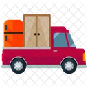 Pick Up Truck Moving Icon