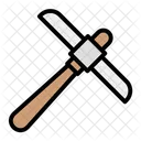 Pickaxe Farm Construction And Tools Icon